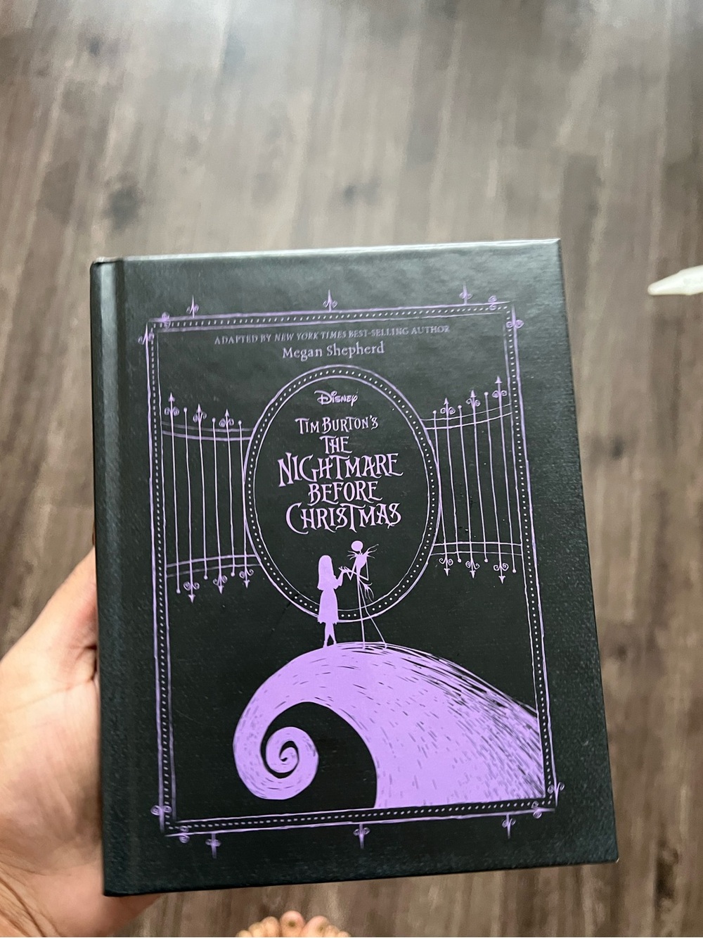 Disney The Nightmare Before Christmas Hardcover - Black & Purple Cover Art